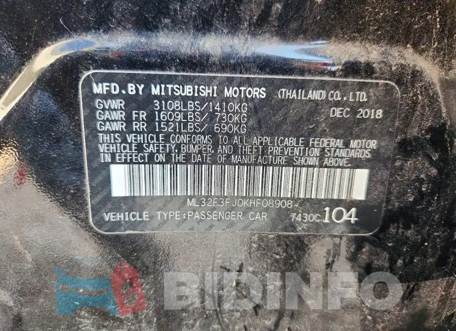 ML32F3FJ0KHF08908 Photo# 12