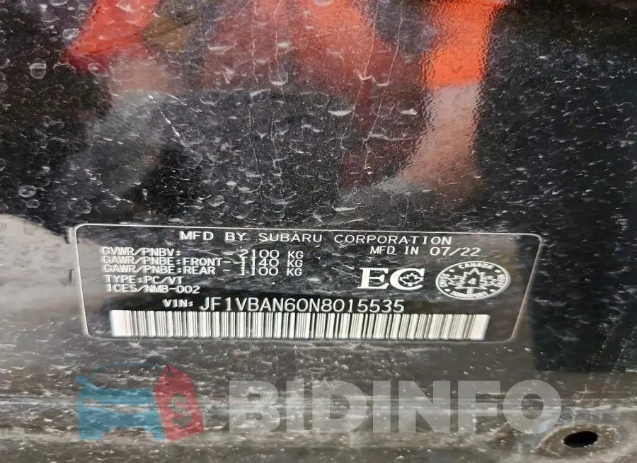 JF1VBAN60N8015535 Photo# 12