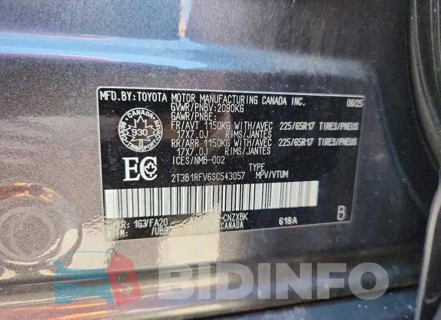2T3B1RFV6SC543057 Photo# 13