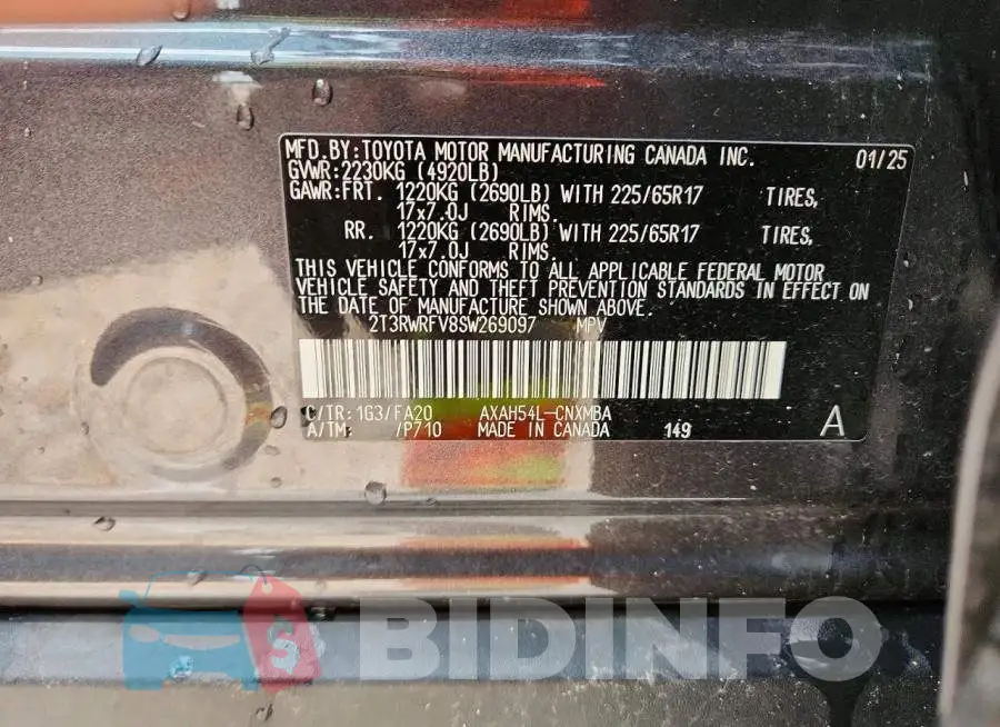 2T3RWRFV8SW269097 Photo# 12