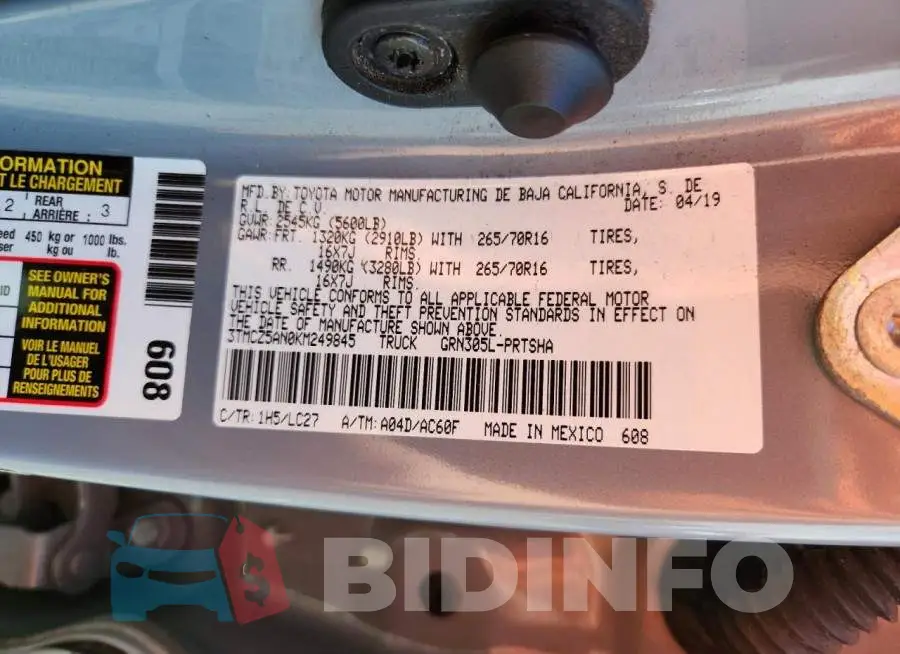3TMCZ5AN0KM249845 Photo# 12