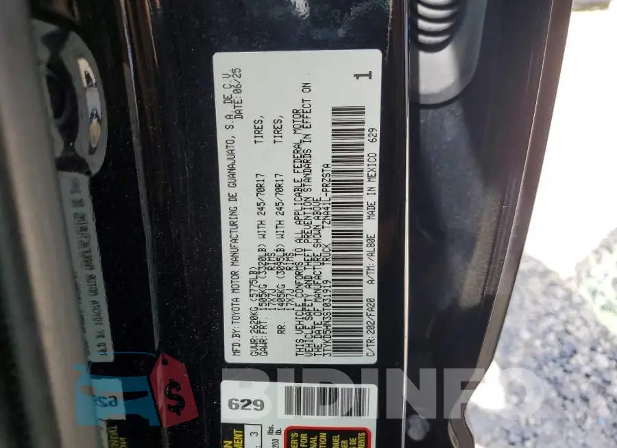 3TYKD5HN3ST031919 Photo# 12