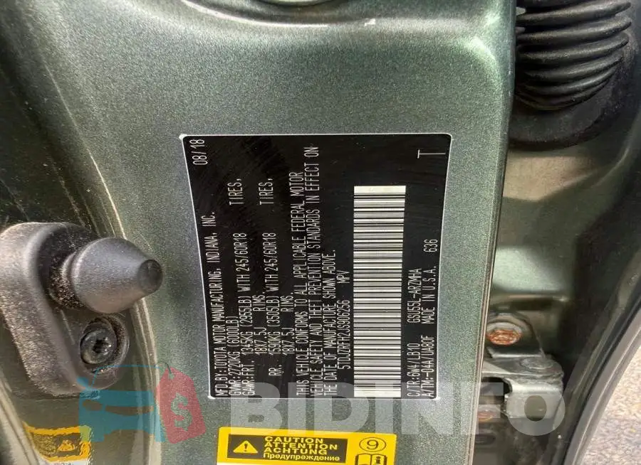 5TDJZRFH2JS906256 Photo# 12