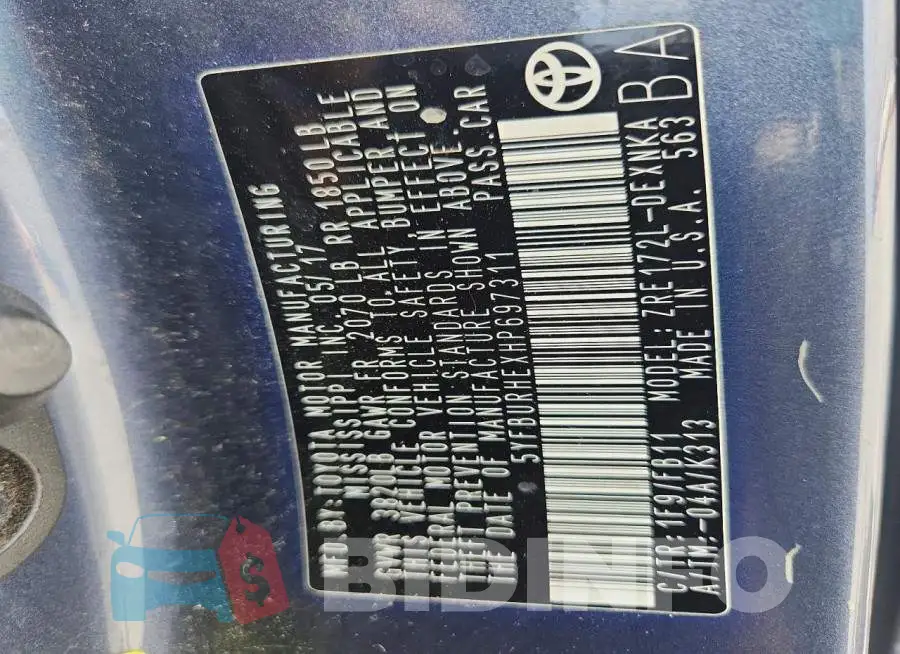 5YFBURHEXHP697311 Photo# 12
