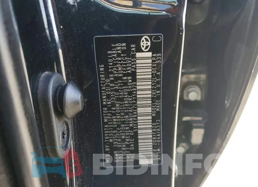 5YFEPRAE7LP114829 Photo# 12