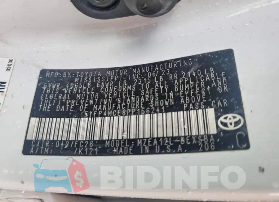 5YFP4MCE8PP156241 Photo# 12