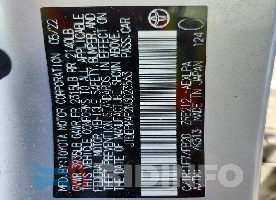JTDEPMAE2N3023563 Photo# 12