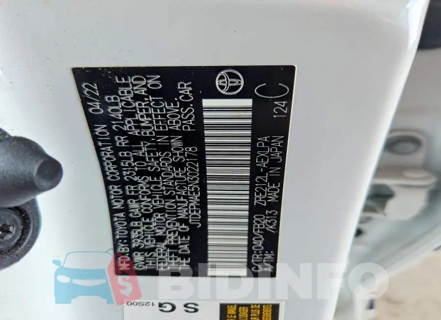 JTDEPMAE5N3022178 Photo# 12