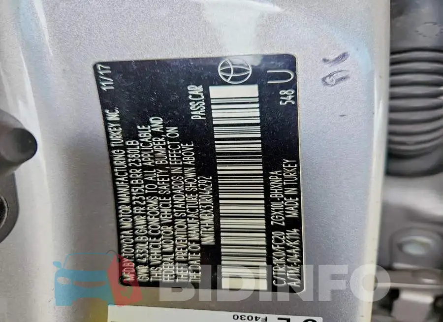 NMTKHMBX3JR046292 Photo# 13