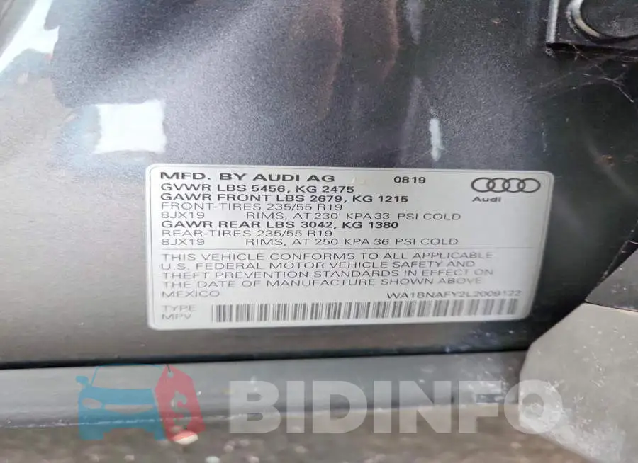 WA1BNAFY2L2009122 Photo# 14