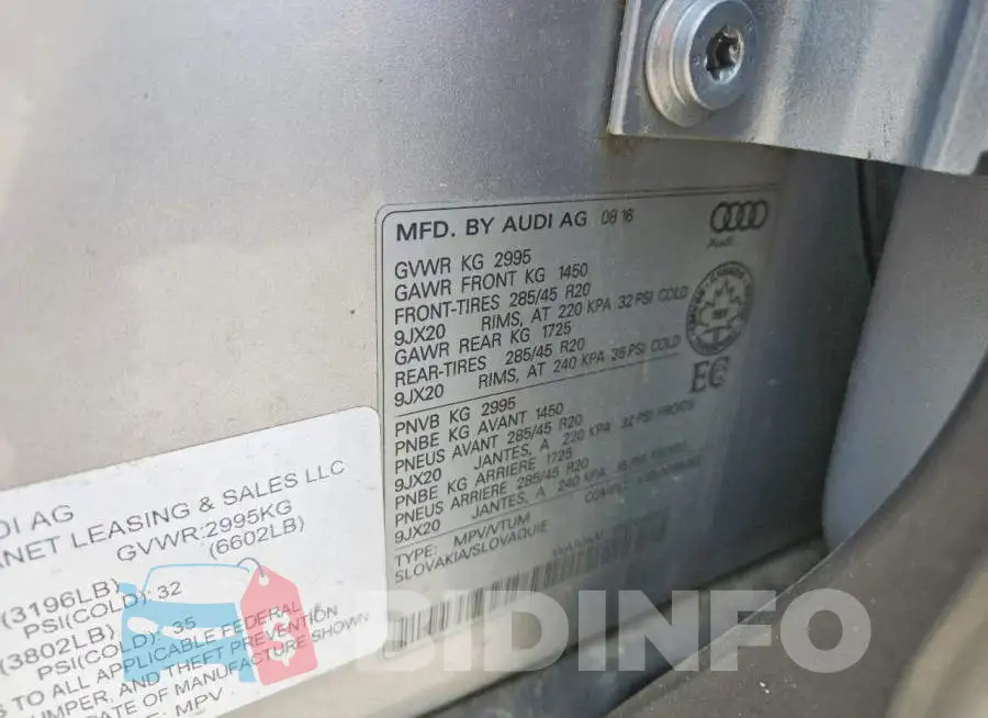 WA1VAAF70HD026402 Photo# 13