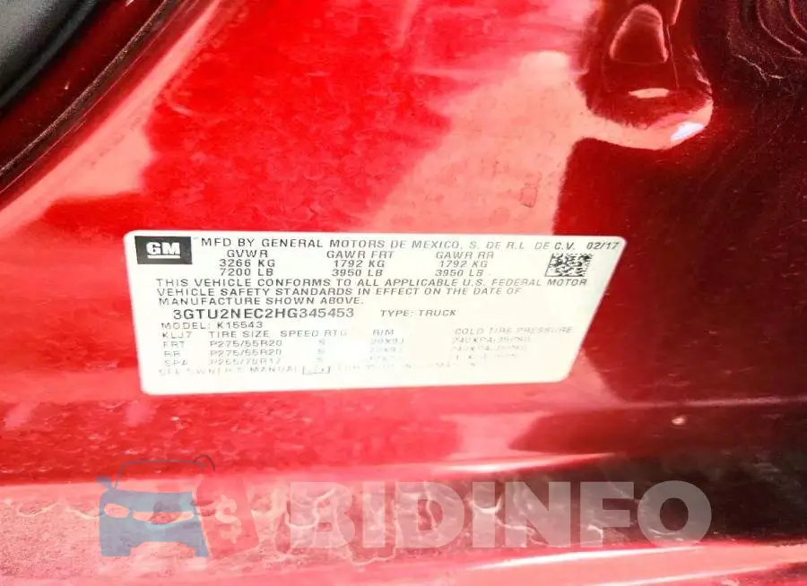 3GTU2NEC2HG345453 Photo# 12