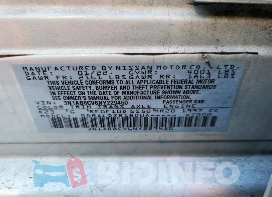 3N1AB8CV6NY229450 Photo# 12