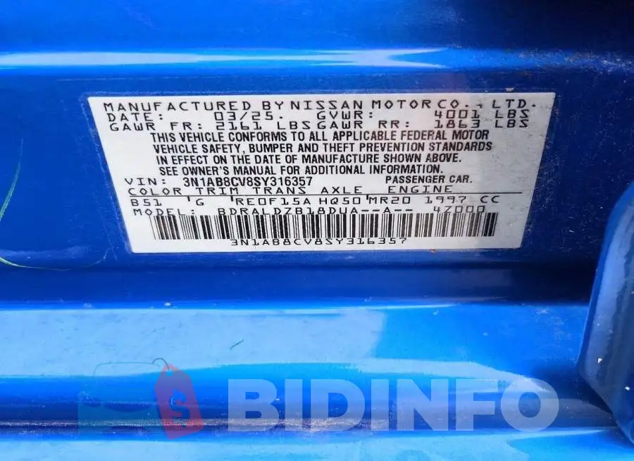 3N1AB8CV8SY316357 Photo# 12