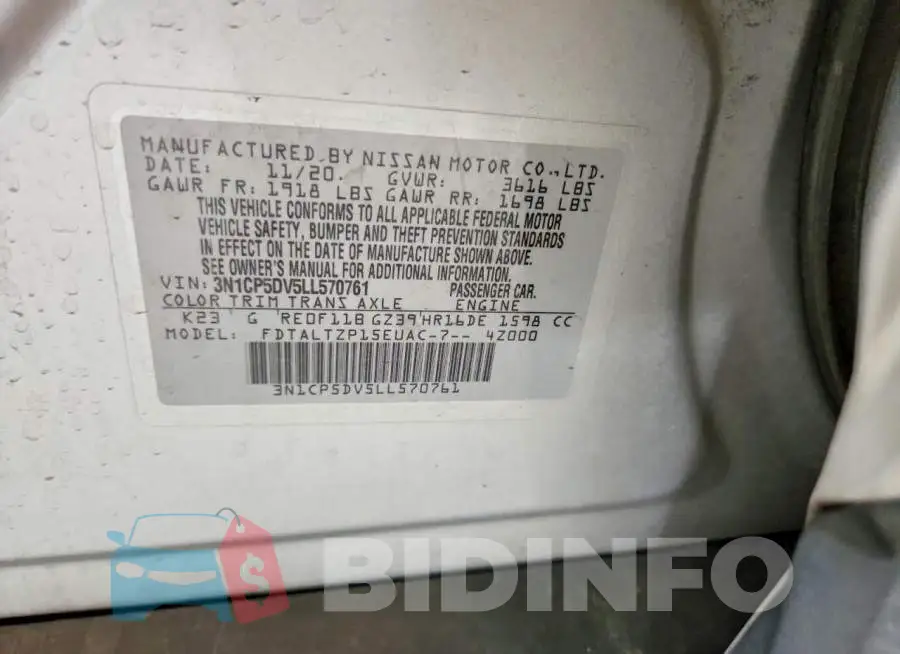 3N1CP5DV5LL570761 Photo# 13