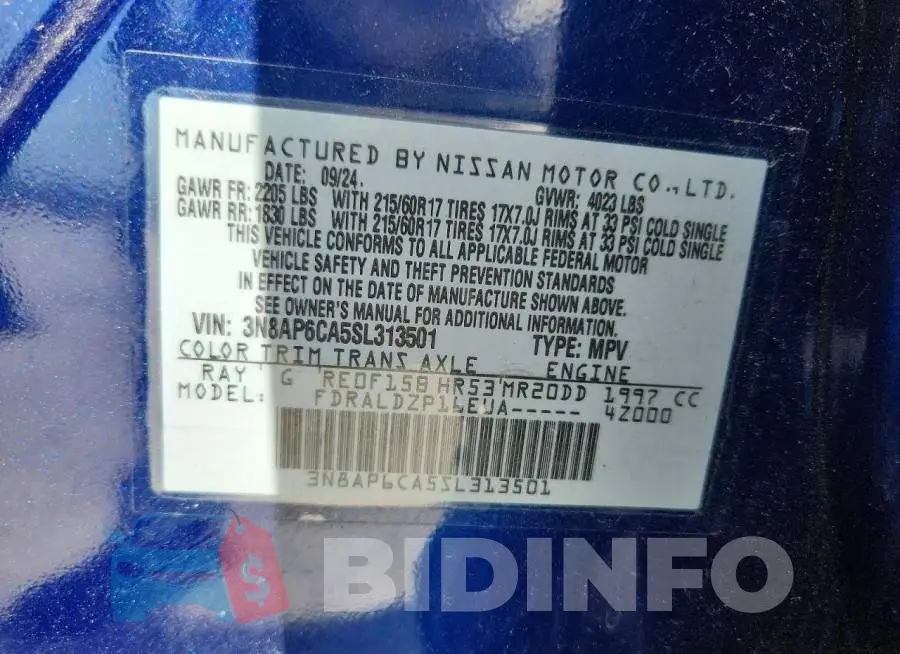 3N8AP6CA5SL313501 Photo# 14