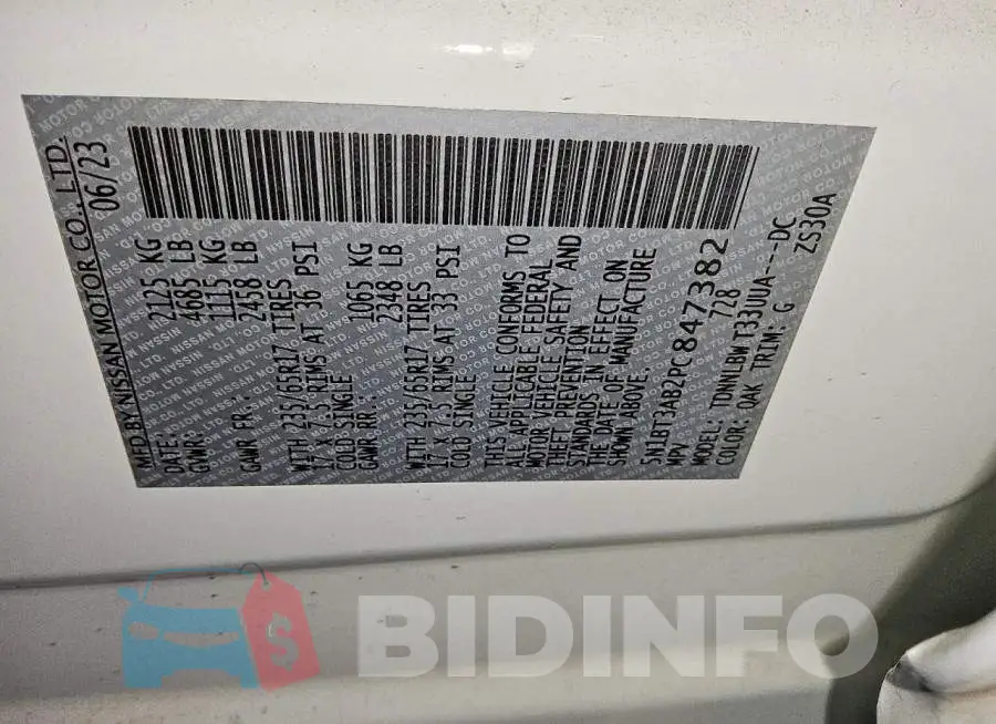 5N1BT3AB2PC847382 Photo# 13