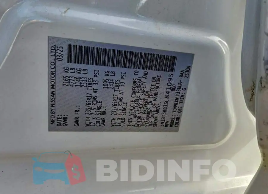 5N1BT3BB3SC841095 Photo# 13