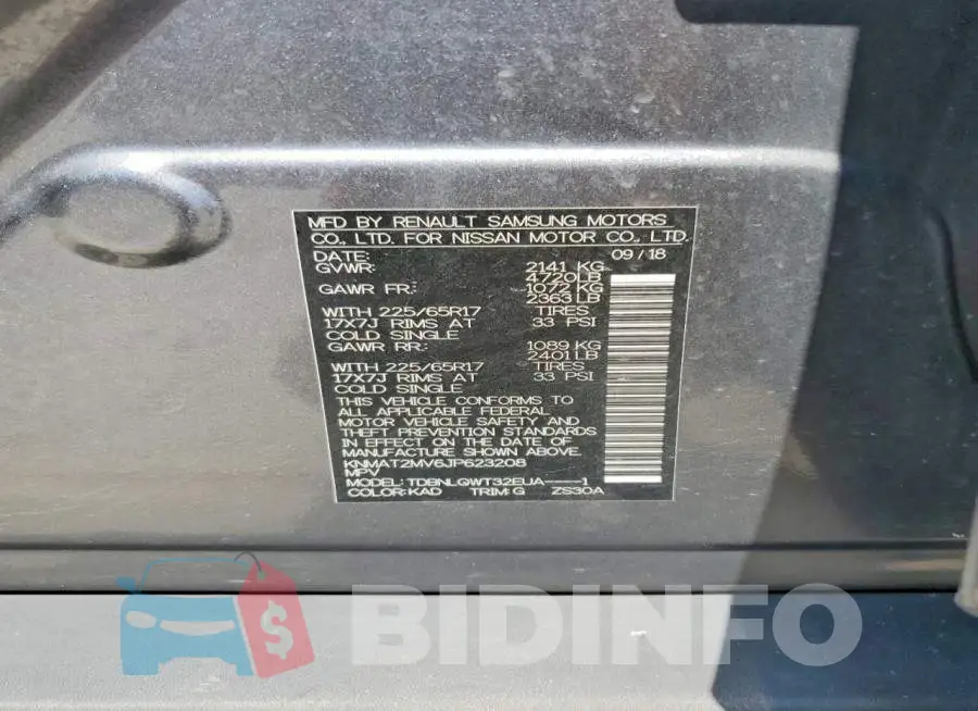 KNMAT2MV6JP623208 Photo# 13