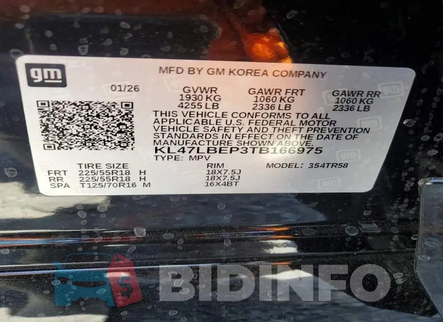 KL47LBEP3TB166975 Photo# 13