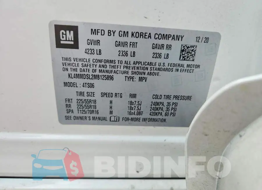 KL4MMDSL2MB125896 Photo# 14