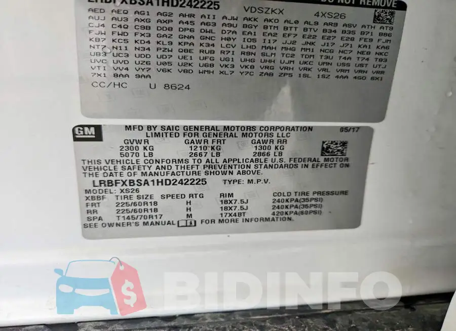 LRBFXBSA1HD242225 Photo# 14