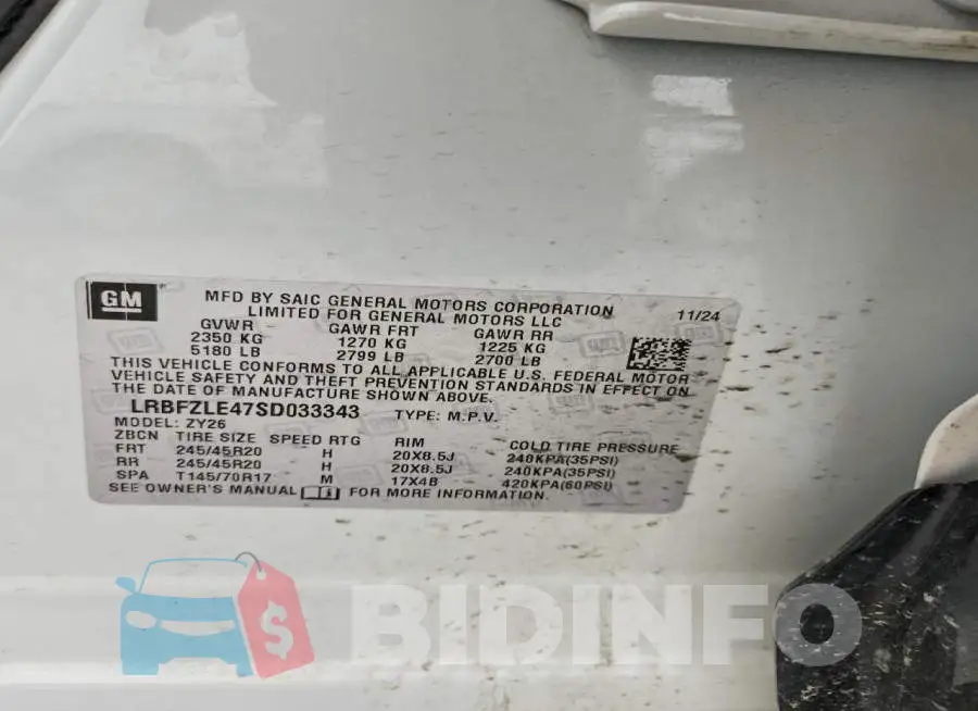 LRBFZLE47SD033343 Photo# 13