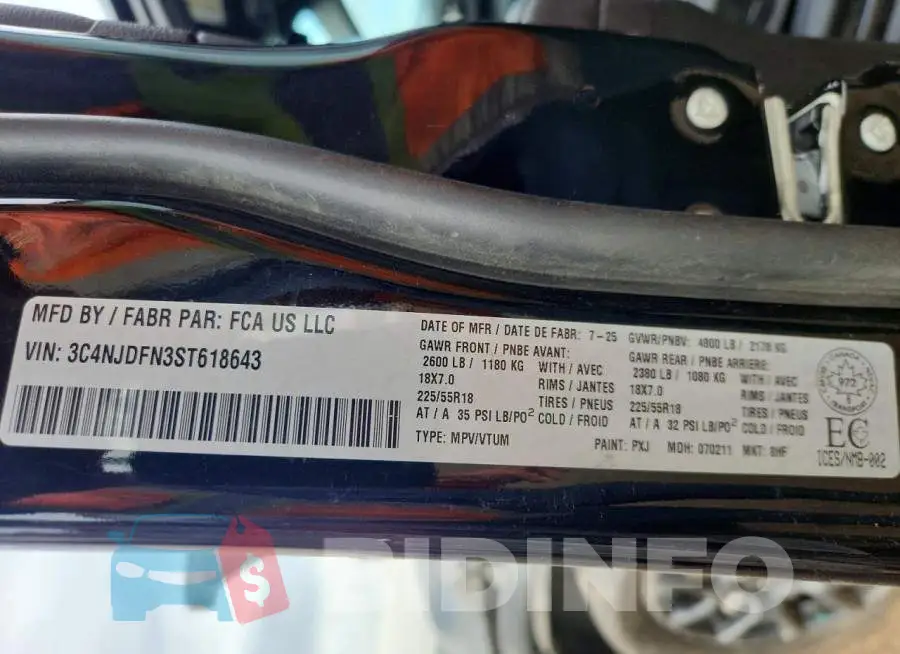 3C4NJDFN3ST618643 Photo# 14