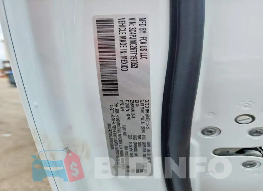 3C4PJMC26TT197053 Photo# 13