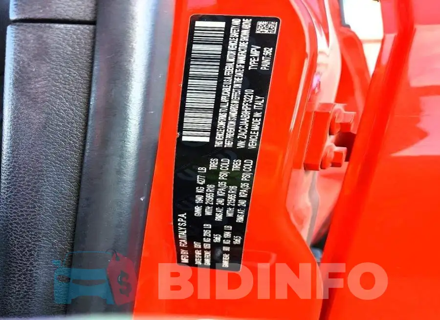 ZACCJAAB9HPF32210 Photo# 12