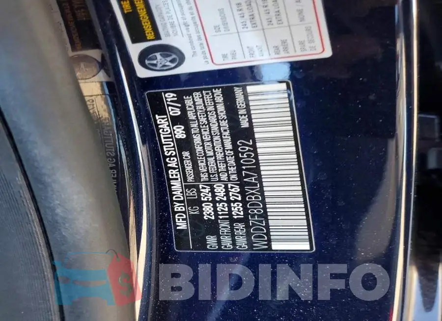 WDDZF8DBXLA710592 Photo# 12