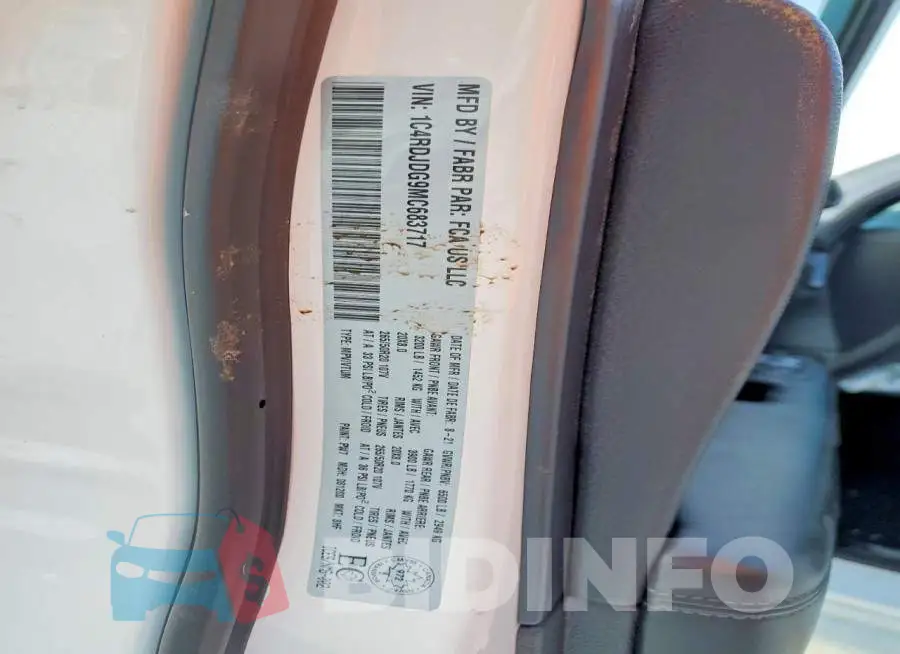 1C4RDJDG9MC683717 Photo# 13