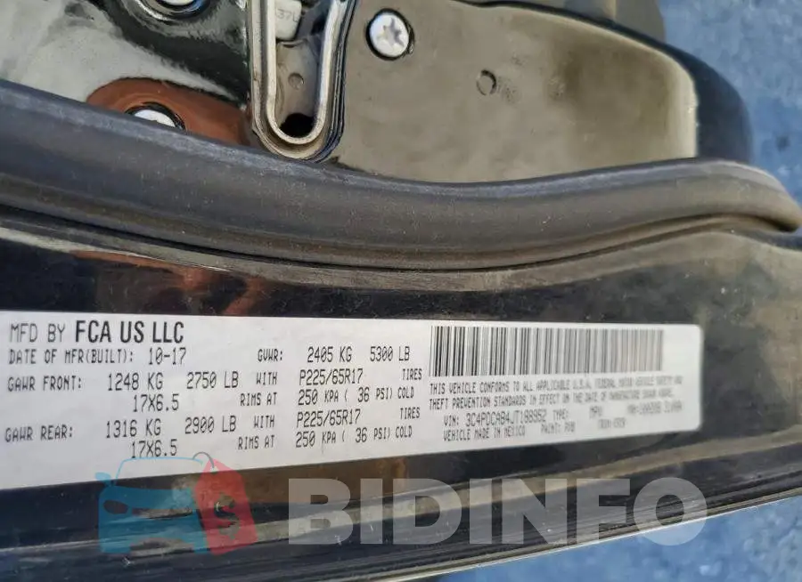3C4PDCAB4JT188952 Photo# 12