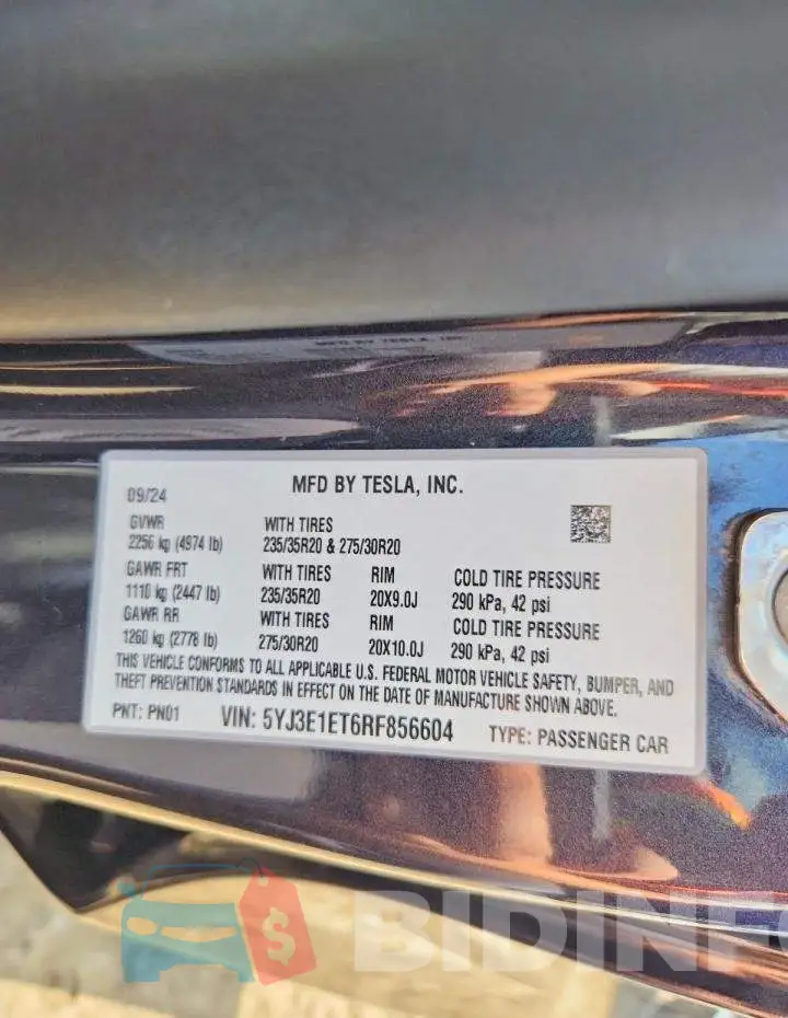 5YJ3E1ET6RF856604 Photo# 12