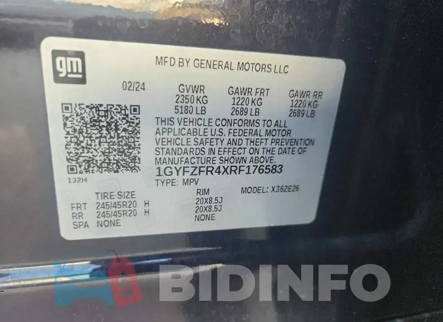 1GYFZFR4XRF176583 Photo# 13