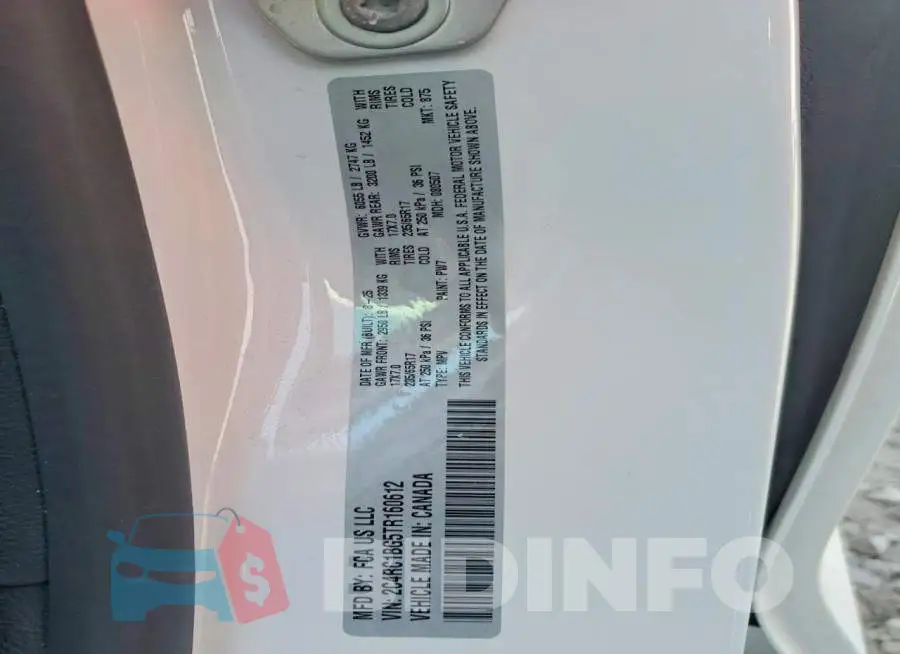2C4RC1BG5TR160612 Photo# 14