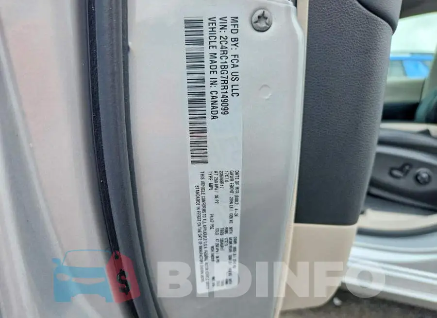 2C4RC1BG7RR149099 Photo# 13
