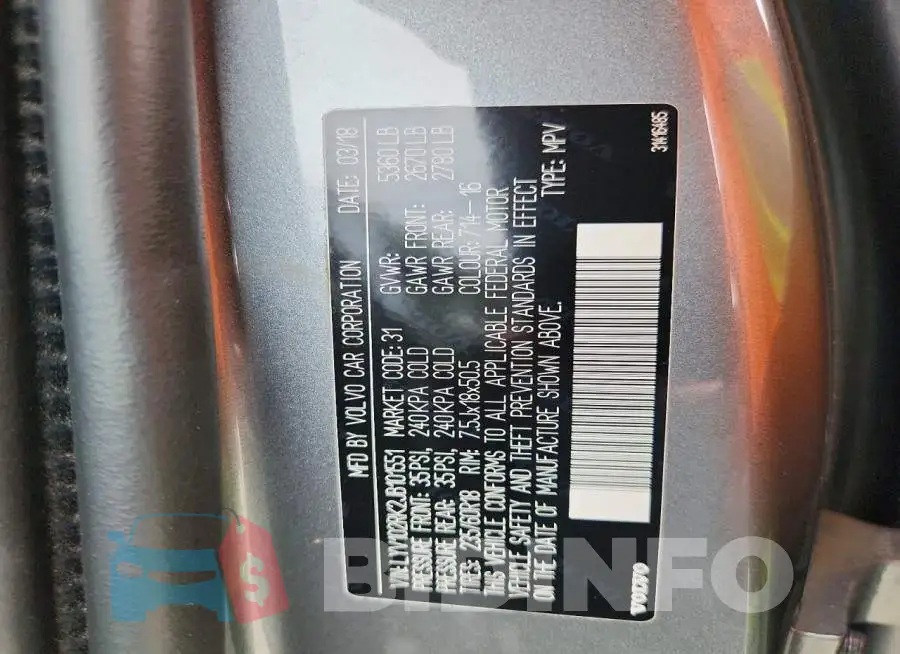 LYV102RK2JB101551 Photo# 13