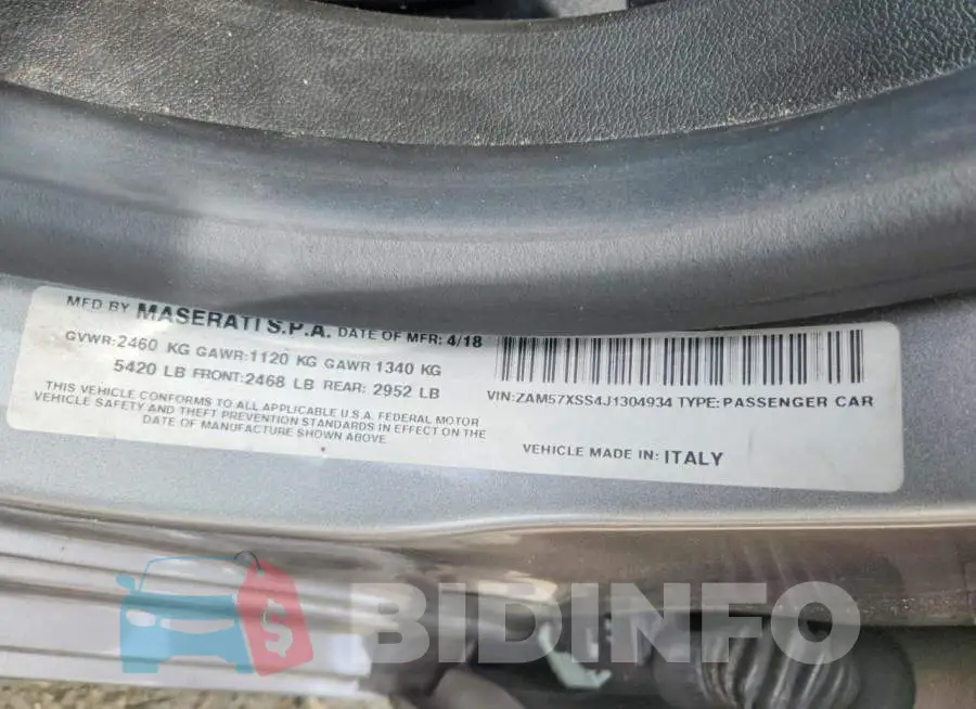 ZAM57XSS4J1304934 Photo# 12