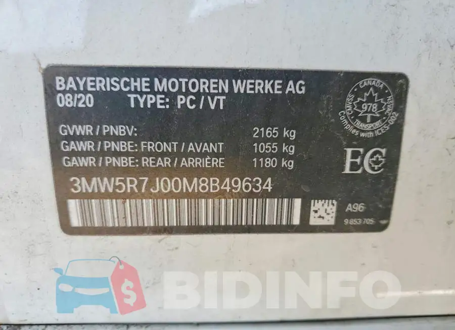 3MW5R7J00M8B49634 Photo# 12