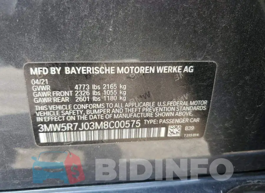 3MW5R7J03M8C00575 Photo# 12
