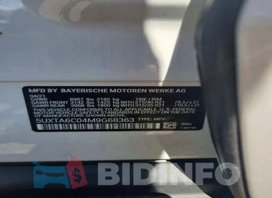 5UXTA6C04M9G68363 Photo# 13