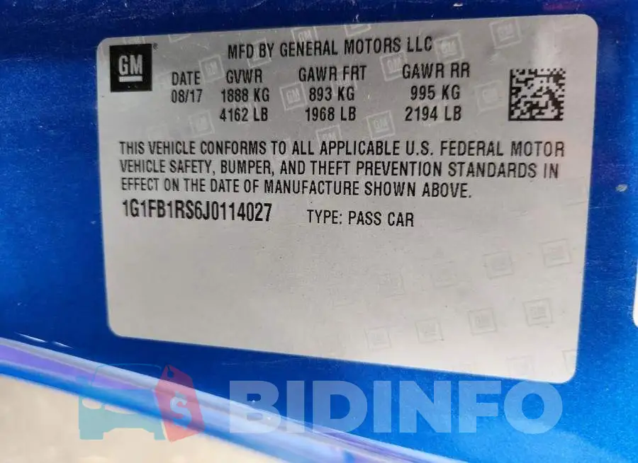 1G1FB1RS6J0114027 Photo# 12