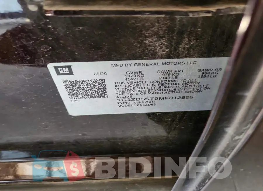 1G1ZD5ST0MF012855 Photo# 12