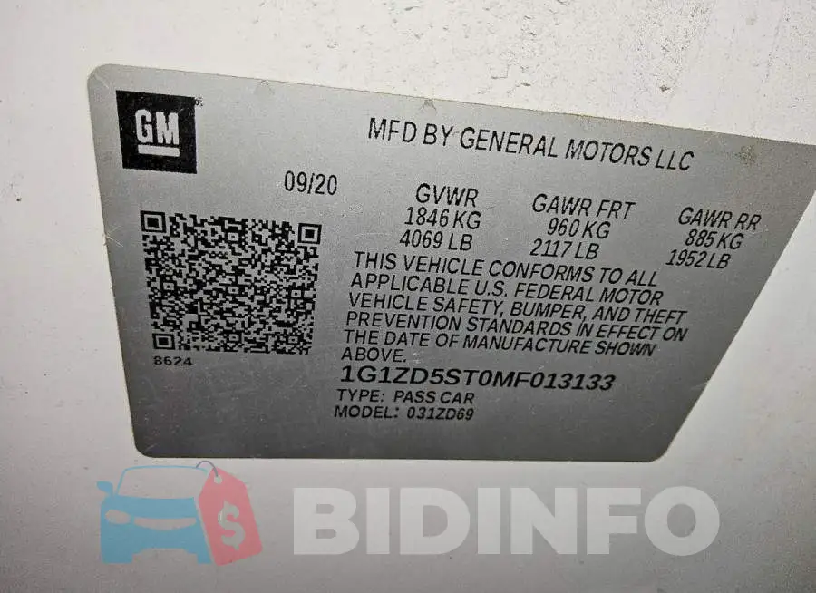 1G1ZD5ST0MF013133 Photo# 12