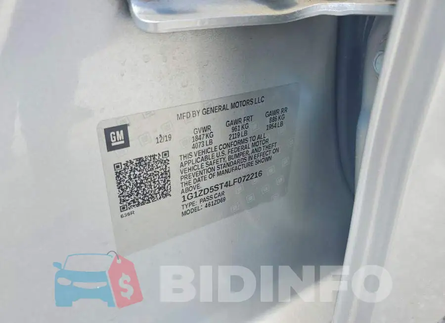 1G1ZD5ST4LF072216 Photo# 12