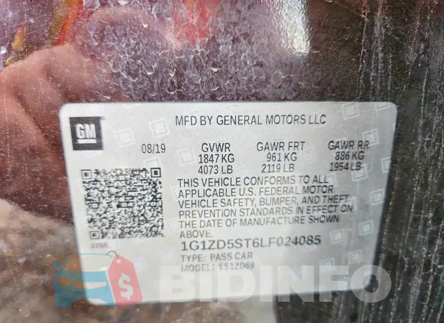1G1ZD5ST6LF024085 Photo# 12