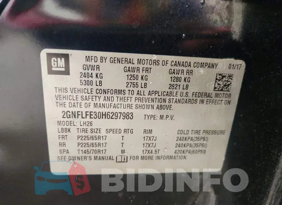 2GNFLFE30H6297983 Photo# 12