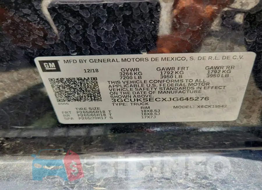 3GCUKSECXJG645276 Photo# 12