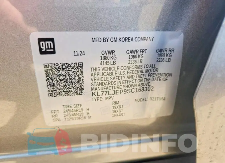 KL77LJEP9SC168302 Photo# 13